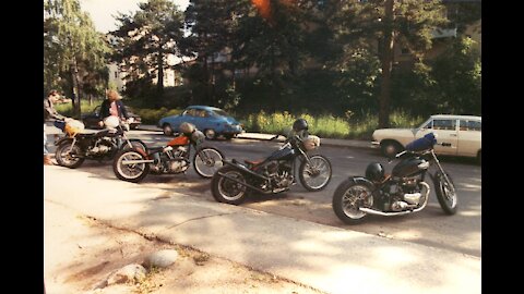 Gorr MC - Gotland road trip midsummer 1985 Sweden