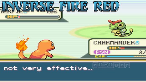 Pokemon Inverse Fire Red - Nuzlocke, Inverse Battle Hack ROM for Pokemon Fire Red