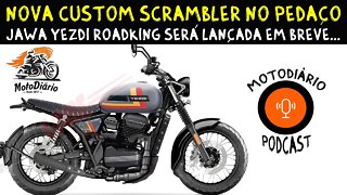 Nova Custom SCRAMBLER no pedaço: Jawa Yezdi RoadKing será lançada em BREVE