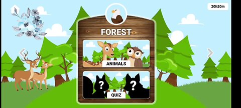 Forest animals image and sound for kids