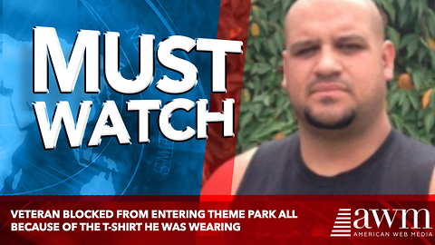 Veteran Blocked From Entering Theme Park All Because Of The T-Shirt He Was Wearing