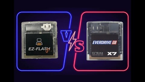 EZ Flash Jr. VS Everdrive GB X7