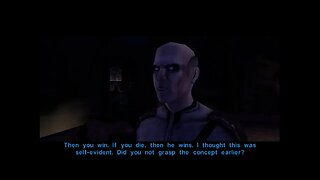 Jorak Uln's Test - Star Wars Knights of The Old Republic Game Clip