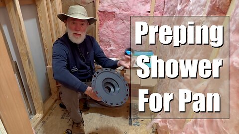 DIY Prepping Shower for Pan Installation