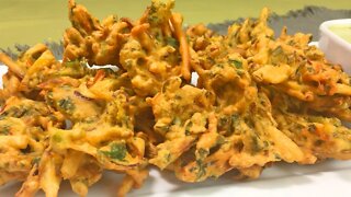 Mix Vegetable Pakora Recipe • Onion Bhaji Recipe • Onion Pakoda Recipe • How To Make Pakodi Recipe