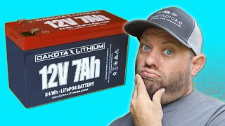 $75 12V 7AH Dakota Lithium LifePO4 Battery Test