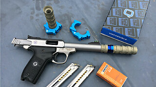 Smith & Wesson SW22 Victory Pistol & Q's Erector 22