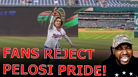 Nancy Pelosi Throws PATHETIC First Pitch In EMPTY Stadium For Nationals LGBTQ PRIDE Night!