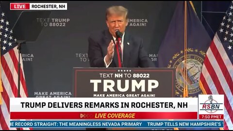 President Trump Live: 📍New Hampshire.