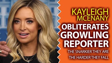 Kayleigh McEnany Shuts Down Snarky, Growling Reporter With Class
