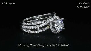 Diamond Engagement Ring Set BBR 673Set