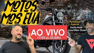 Motos nos EUA, preços, facilidades, realidade - AO VIVO - 20:00hs