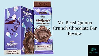 Mr Beast Quinoa Crunch Bar Review