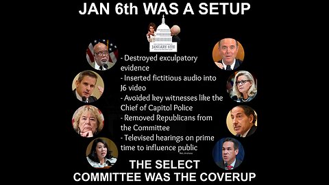 January 6th Committee SMOTHERED WITNESS to Prop Up FAKE Narrative, Credibility IN THE GUTTER! 6-5-24