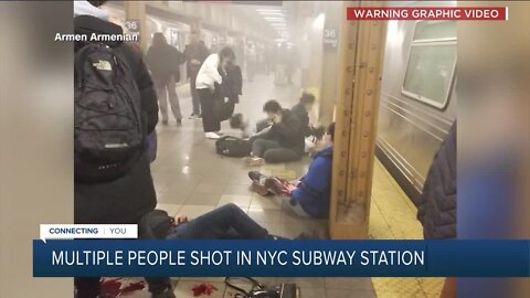 Multiple people shot in NYC subway station