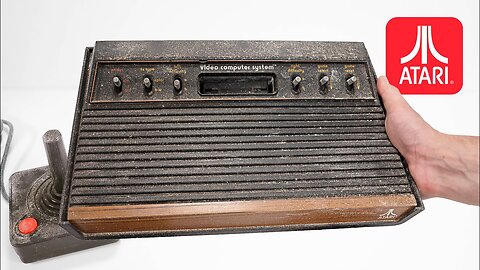 Restoring Flooded Atari 2600 - Retro Console Restoration ASMR