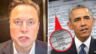 IT HAPPENED! Elon Musk EXPOSED Obama's SICKENING Corruption!