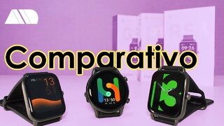 Comparativo Smartwatch Haylou | GST - RT2 - RS4