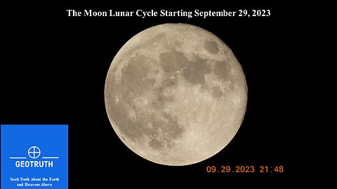 Moon Lunar Cycle September 29 2023