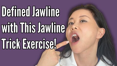 Get a Defined Jawline with This Jawline Trick Exercise | Koko Face Yoga