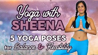 Top 5 Beginners Yoga Poses for Weight Loss & Flexibility-- Feel Amazing All Day! How to, At Home