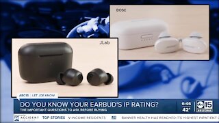 Do you know your earbuds' IP rating?