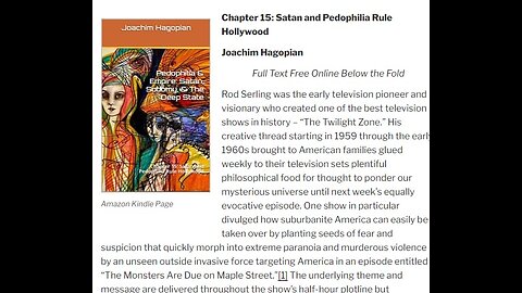 After Dark Tues, Aug 8, 2023, Satan&Pedophilia Rule Hollywood Pt3+Omaha Satanic Connections