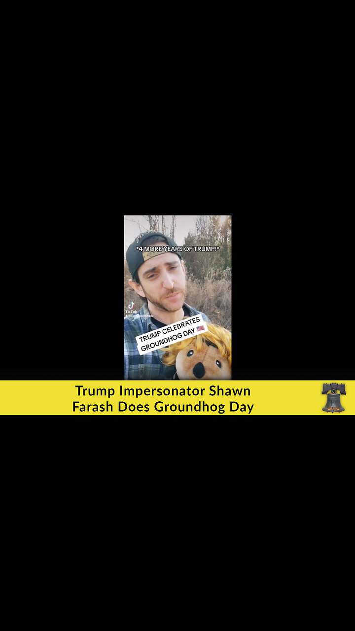 Trump Impersonator Shawn Farash Does Groundhog Day