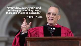 Tom Hanks Harvard Universitys Commencement Speech "Liberty and Justice is for Us all"