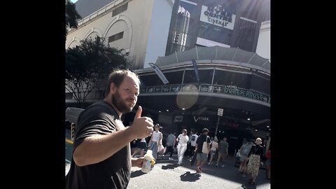 Brisbane City Myer Centre Mega Anti Vax Protest Crawl Part 2 - 24 March 2022