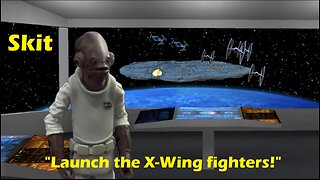 Star Wars X-Wing Skit #2 - Battle Of Turkana