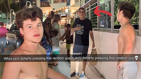 Beta Male Jack Doherty Tries & FAILS To Intimidate Man With Kids