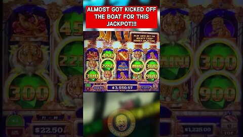 Almost got kicked off the boat for this jackpot!!! #jackpot #mightycash