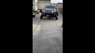Balancing the truck tires