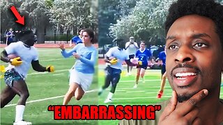 Man Embarrasses entire Female Football Team