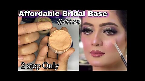 Affordable Bridal Base under 500 ||Step by Step Waterproof Base Banane ka Tarika