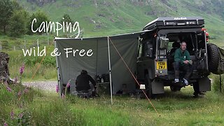WILD & FREE Camping 4x4 Camper Roadtrip Scotland
