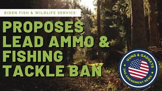 Biden's Fish & Wildlife Service Pitches Lead Ammo & Fishing Tackle Ban