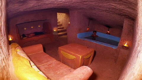 Building Cave Platinum Underground Swimming Pool With Private Living Room Underground