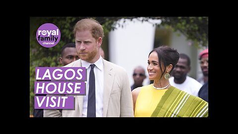 Prince Harry _ Meghan Recieve Warm Welcome During Visit to Lagos House