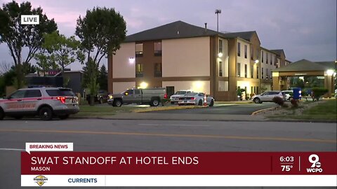 Mason SWAT standoff at hotel ends