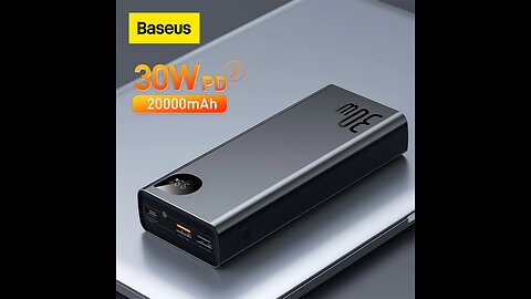 Power Bank 30w 20000mAh Baseus