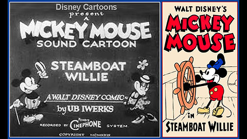 Steamboat Willie (Walt Disney Cartoon) 1928