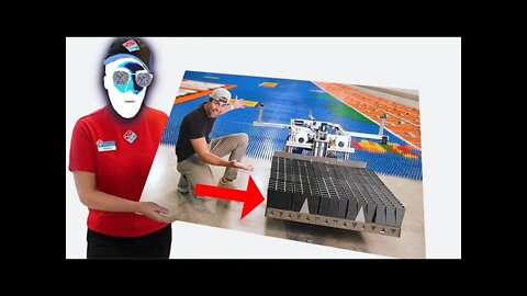 Mark Rober Reaction Review | World Record Butt Ton Domino Robot