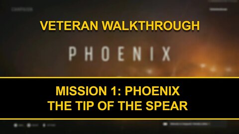 Phoenix - Mission 1 - Veteran Walkthrough - Call of Duty Vanguard