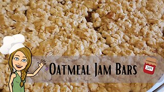 Easy Oatmeal Jam Bars | Freezer Snacks