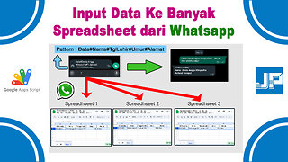 Input Data into Multiple Spreadsheets from WhatsApp