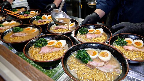Amazing Japanese Ramen that won first place in Japan - Korean street food