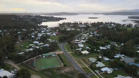 Mallacoota Inlet Bowling Club, raw drone footage May 2021