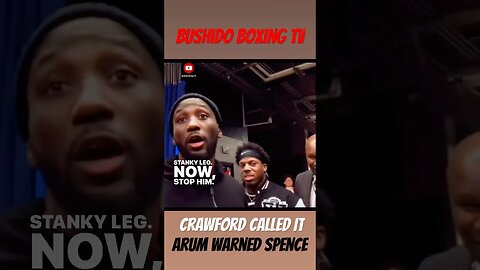 Terence Crawford Called It Back In 2018!